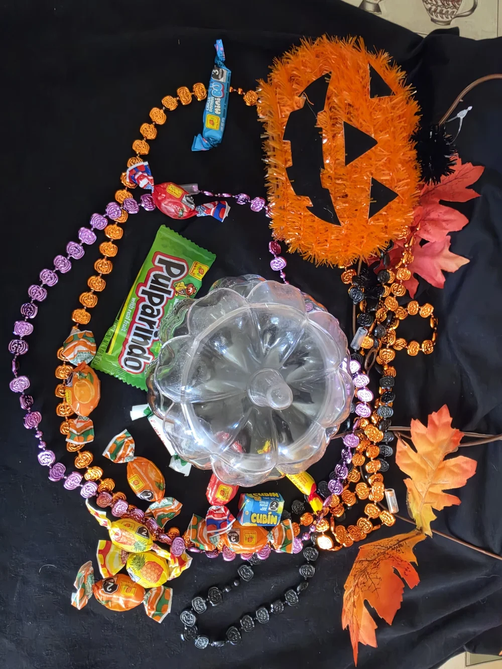 Clear plasticPumpkin Candy Jar - Home Party Supplies